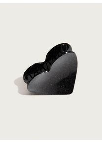 Pico For EDITED, Damen Haarklammer 'Heart', Schwarz