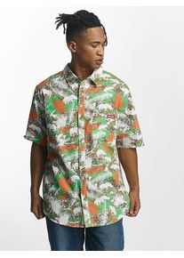 Ecko Unltd. Ecko Unlimited, Herren Kurzarm-Hemd 'AnseSoleil', bunt