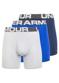 Under Armour, Herren Boxershort 'Charged Cotton', Blau / Nachtblau / Weiß