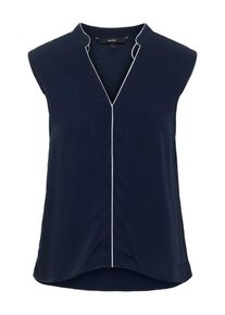 Véro Moda VERO MODA, Damen Midi Oberteil, Nachtblau / Weiß
