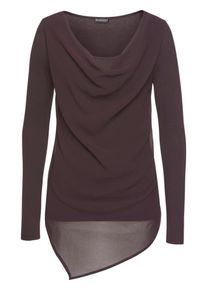Laura Scott, Damen Langarmshirt, Bordeaux