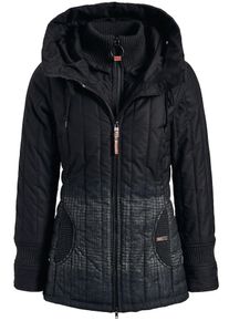 Khujo, Damen Jacke 'TWEETY PRIME2', Grau / Anthrazit / Schwarz