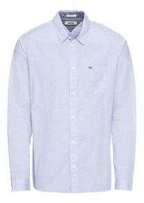 Tommy Jeans, Herren Hemd 'TJM ESSENTIAL SOLID SHIRT', Hellblau