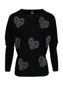 Heine, Damen Pullover, Schwarz