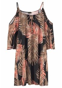 Lascana, Damen Longshirt, Braun / Schwarz