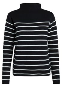 Pieces, Damen Gestrickter Pullover, Schwarz