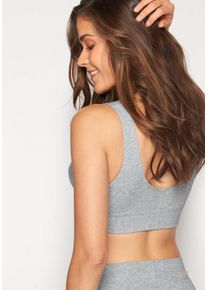 Calida, Damen Bustier 'Elastic', Graumeliert