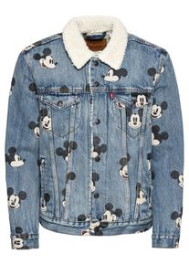 Levi's LEVI'S, Herren Jeansjacke 'TYPE 3 SHERPA TRUCKER', Blue Denim