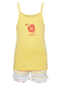 name it, M&auml;dchen Top-Shorts Set, Gelb / Mischfarben / Wei&szlig;