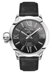 Thomas Sabo, Herren Quarzuhr 'WA0296-218-203-46 mm', Schwarz / Silber