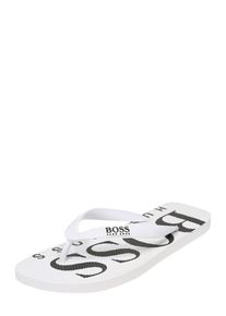 BOSS, Herren Zehentrenner 'Wave_Thng_digital', Offwhite