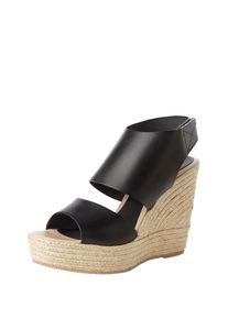 billi bi, Damen Keilsandalette, Schwarz