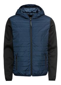 Only & Sons Only & Sons, Herren Jacke 'ASTON PUFFER', Dunkelblau / Schwarz