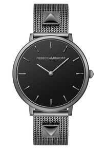Rebecca Minkoff, Damen Uhr 'Major 2200004', Dunkelgrau / Graumeliert / Schwarz