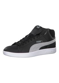 Puma, Herren Sneaker 'Smash v2 Mid PureTEX', Grau / Schwarz