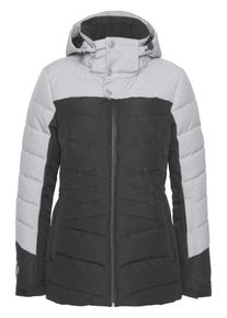 Polarino, Damen Skijacke, Grau / Schwarz