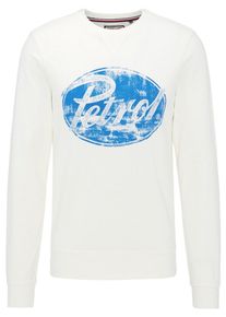 PETROL INDUSTRIES, Herren Sweater, Blau / Wei&szlig;