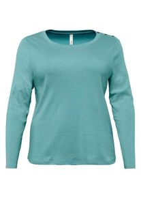sheego Basic, Damen Shirt, Türkis