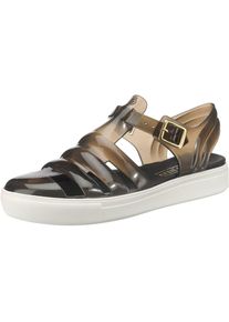 LEMON JELLY, Damen Sandalen 'CRYSTAL', Braun / Schwarz / Weiß