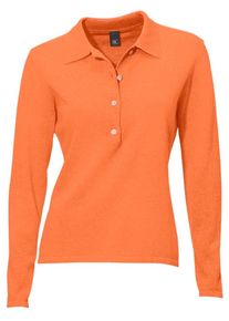 Heine, Damen Polo-Pullover, Neonorange