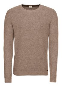 OLYMP, Herren Pullover, Dunkelbeige