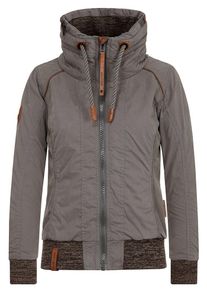 Naketano, Damen Jacket 'Du Muss Straff Sein', Braun / Braunmeliert / Taupe