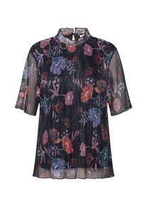 Vila, Damen Shirt 'VIJASMINE 2/4 SLEEVE TOP', Mischfarben / Schwarz