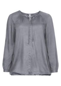 sheego Casual, Damen Tunika, Silbergrau