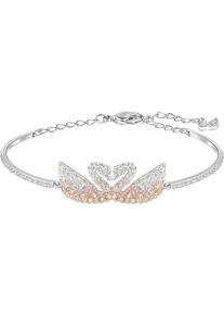 Swarovski, Damen Armband 'Iconic Swan 5256264', Hellblau / Gold / Silber