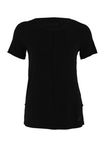 Curare Yogawear, Damen Yoga-Shirt, Schwarz