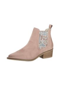 Heine, Damen Stiefelette, Rosé