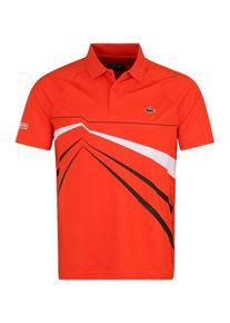 Lacoste Sport, Herren Sportshirt 'Polo MC Homme', Rot / Weiß