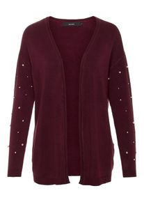 Véro Moda VERO MODA, Damen Cardigan, Weinrot