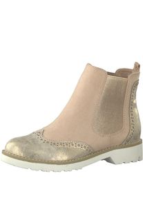 Marco Tozzi, Damen Stiefelette, Gold / Rosa