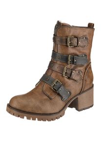 Mustang, Damen Winterstiefeletten, Braun / Schwarz