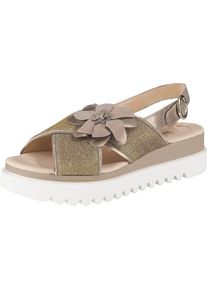 Gabor, Damen Sandale, Gold