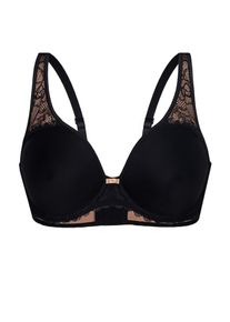 Sassa Mode Sassa, Damen Spacer-BH 'TRANSPARENT STRIPE', Schwarz