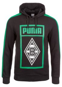 Puma, Herren Pullover 'Borussia M&ouml;nchengladbach', Gr&uuml;n / Schwarz / Wei&szlig;