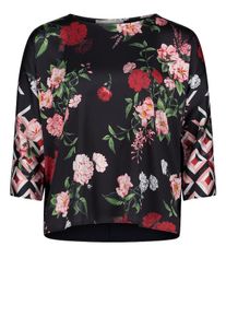 BETTY & CO Betty & Co, Damen Blusenshirt mit 3/4 Arm, Nachtblau