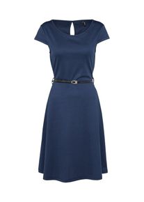 Véro Moda VERO MODA, Damen Kleid mit kurzen Ärmeln, Dunkelblau