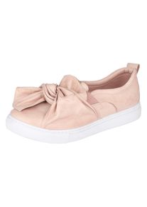 Andrea Conti, Damen Slipper, Rosé / Weiß