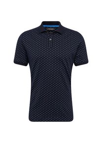 Banana Republic, Herren Poloshirt 'LUX GEO PRINTED POLO', Navy