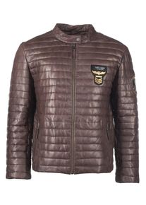 Top Gun, Herren Lederjacke ' TG-1002 ', Braun