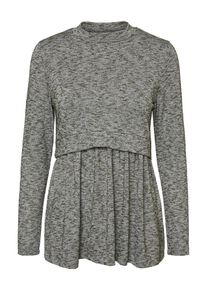 MAMALICIOUS, Damen Bluse, Graumeliert