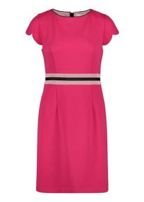 BETTY & CO Betty & Co, Damen Kleid, Fuchsia / Schwarz / Weiß
