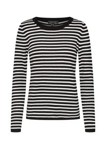New Look, Damen Pullover, Schwarz / Wei&szlig;
