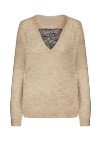 Only, Damen Pullover, Sand / Schwarz
