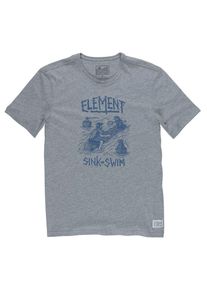 Element, Herren T-Shirt 'Face Off', Blau / Grau