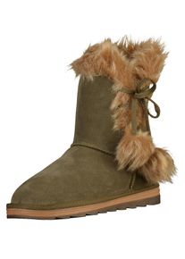 Marco Tozzi, Damen Stiefelette, Braun / Tanne