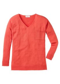 sheego Casual, Damen Pullover, Knallrot